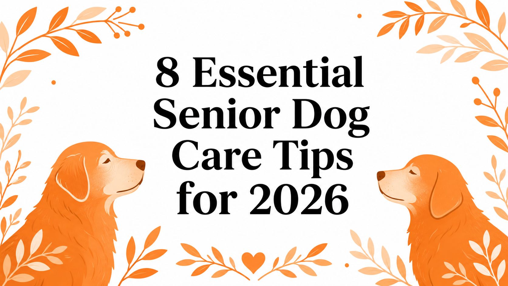 8 Essential Senior Dog Care Tips for 2026