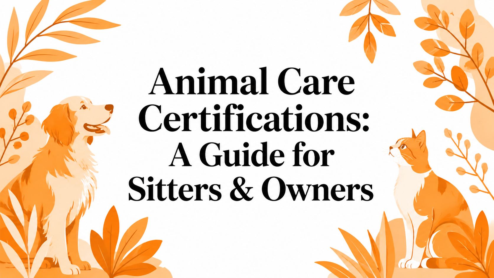 Animal Care Certifications: A Guide for Sitters & Owners