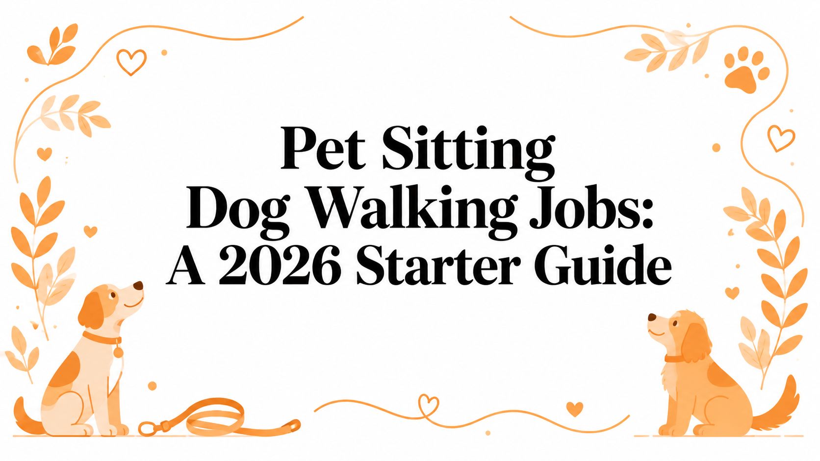 Pet Sitting Dog Walking Jobs: A 2026 Starter Guide